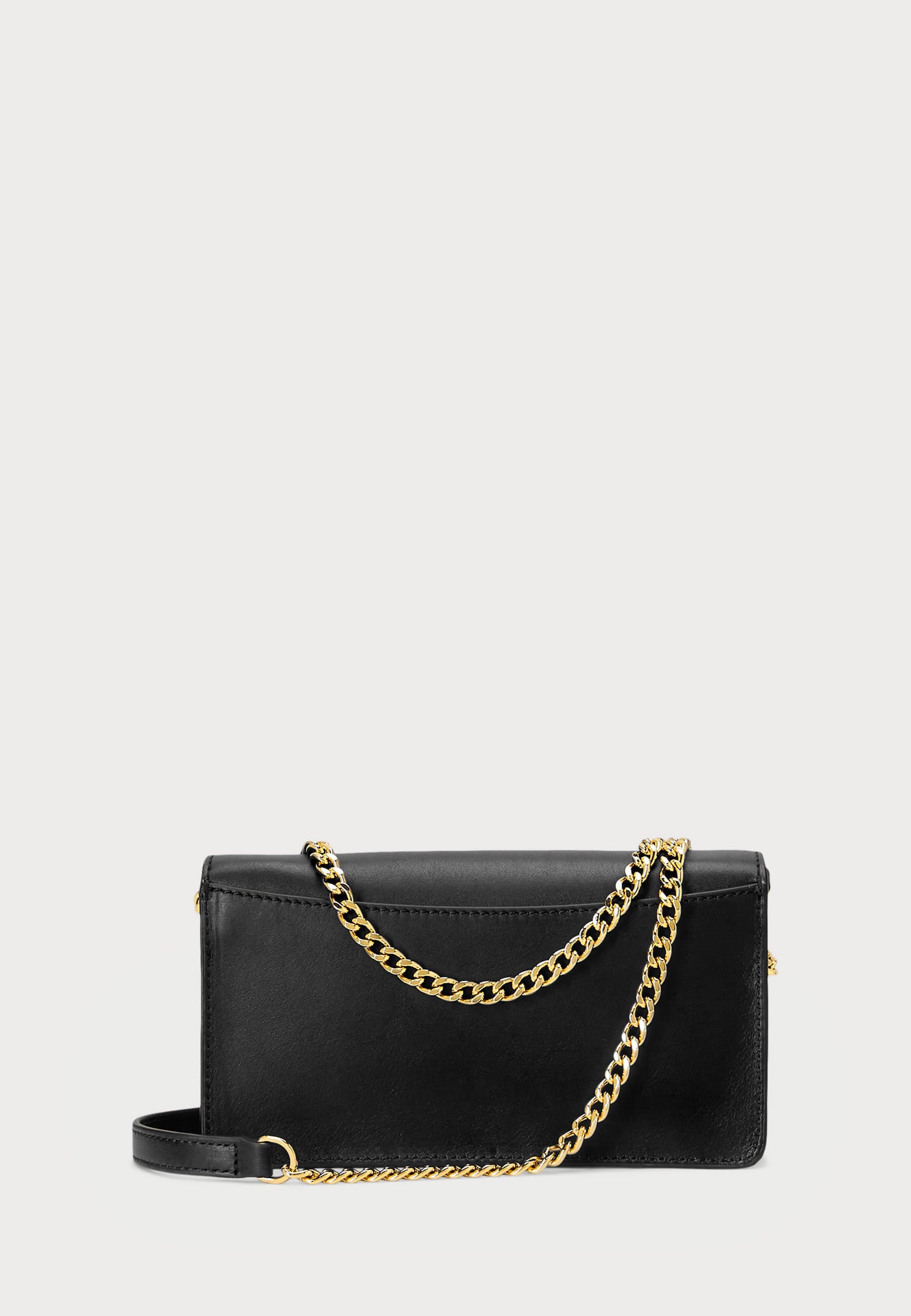 Lauren Ralph Lauren Leather Crossbody Tech Case - Negro — vista 2